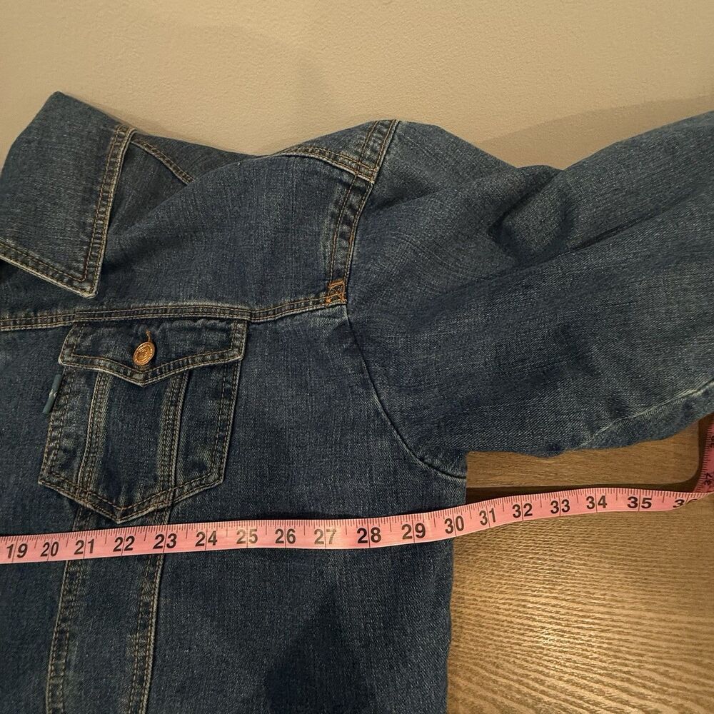 VTG Denim Jacket Rock Canyon Sherpa Jean Trucker Cowboy Utility Sz 3x Mens - Picture 6 of 13